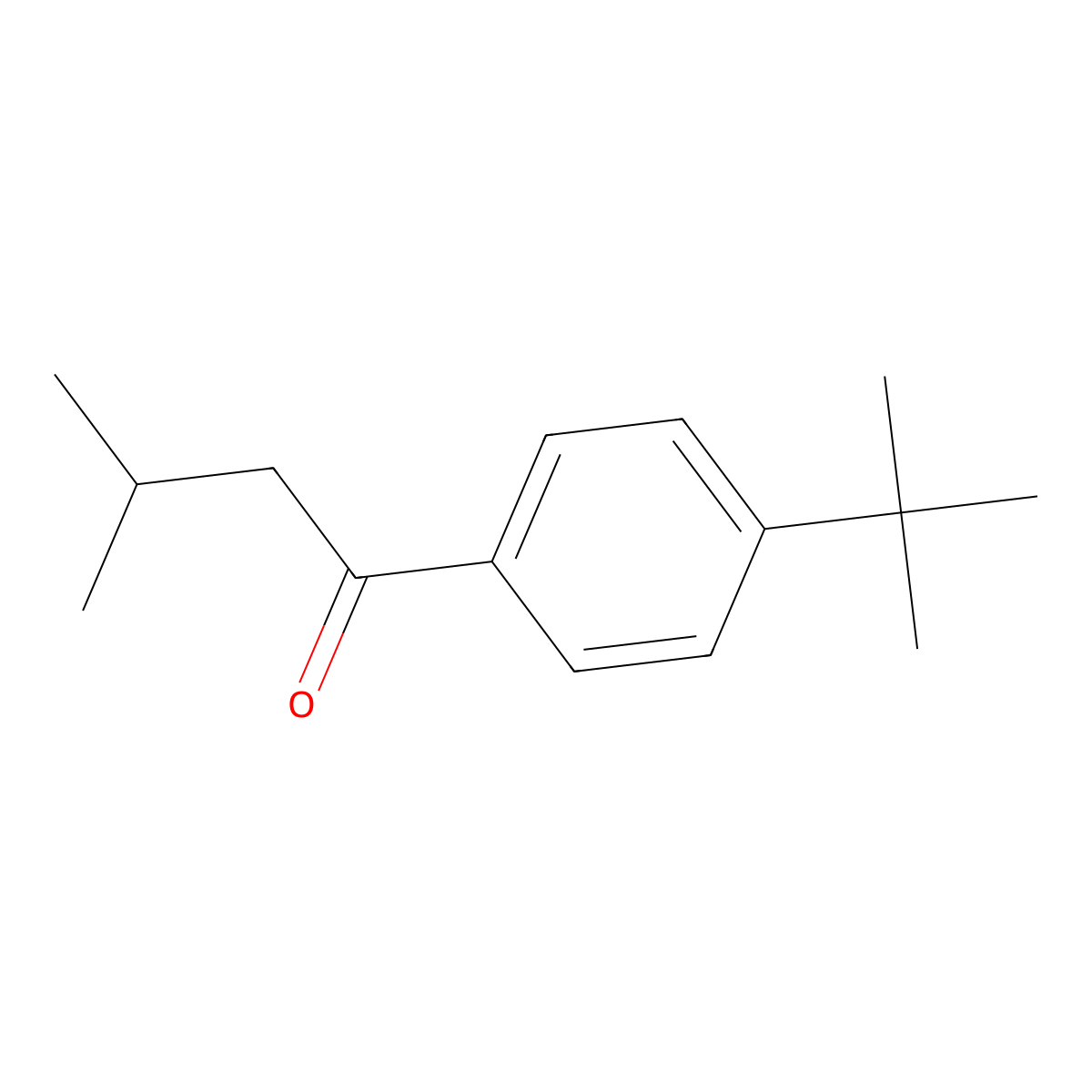 4'-tert-Butyl-3-methylbutyrophenone molecular structure, CAS 81112-01-8