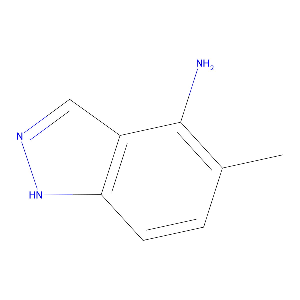 5-Methyl-1H-indazol-4-amine molecular structure, CAS 81115-60-8