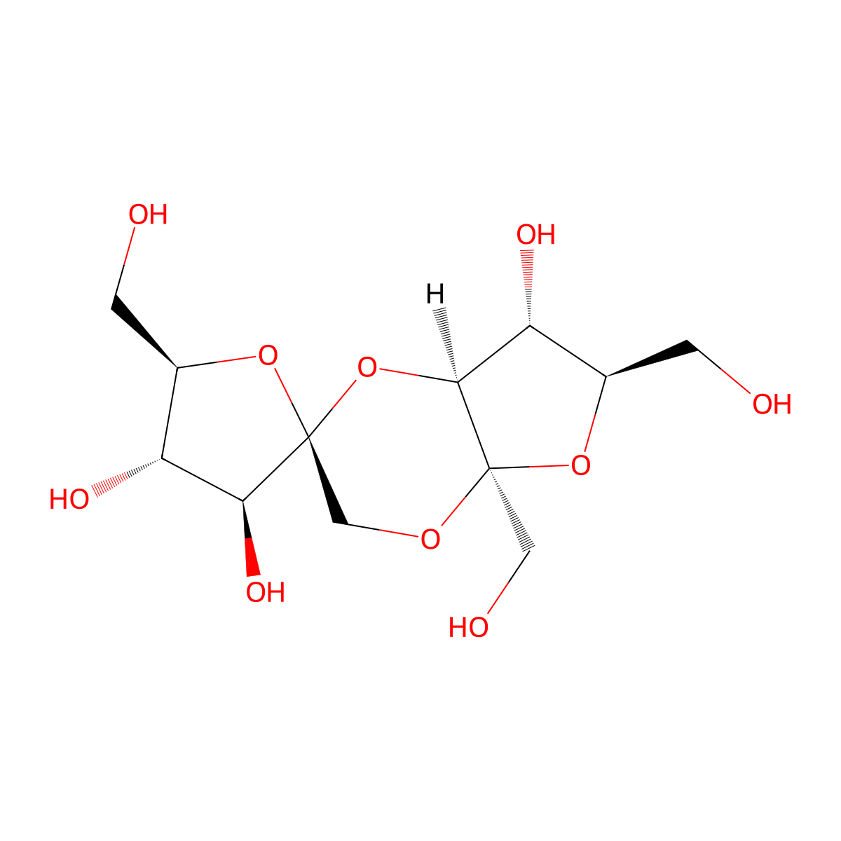 difructose anhydride III molecular structure, CAS 81129-73-9