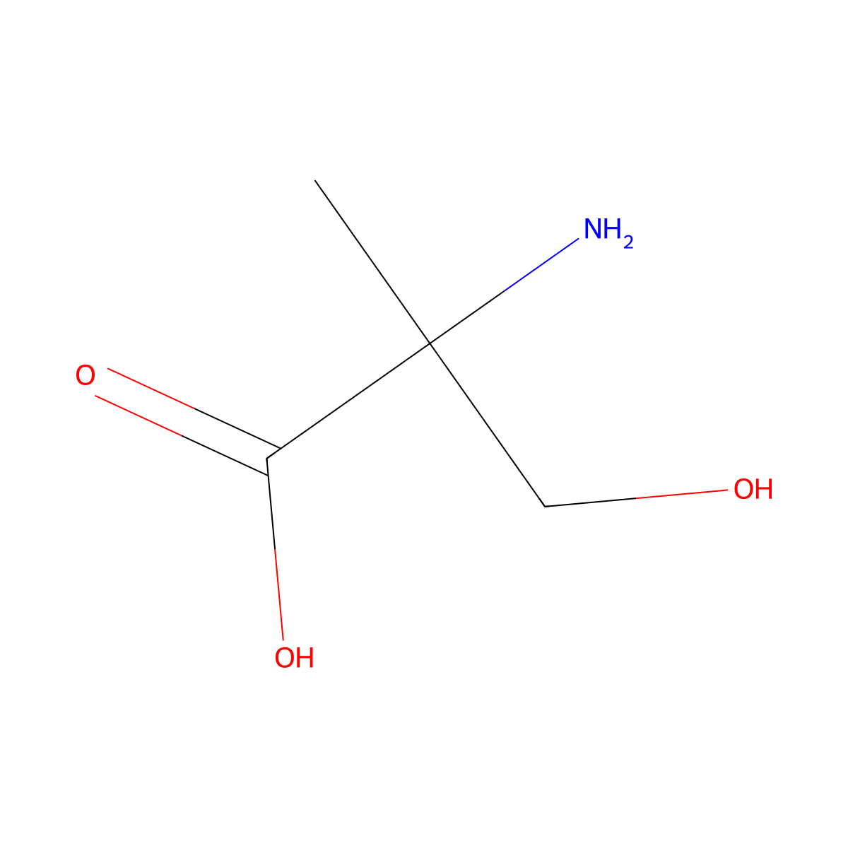2-Methyl-D-serine molecular structure, CAS 81132-44-7
