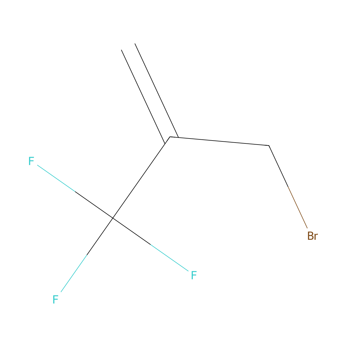 2-Bromomethyl-3,3,3-trifluoropropene molecular structure, CAS 811437-08-8