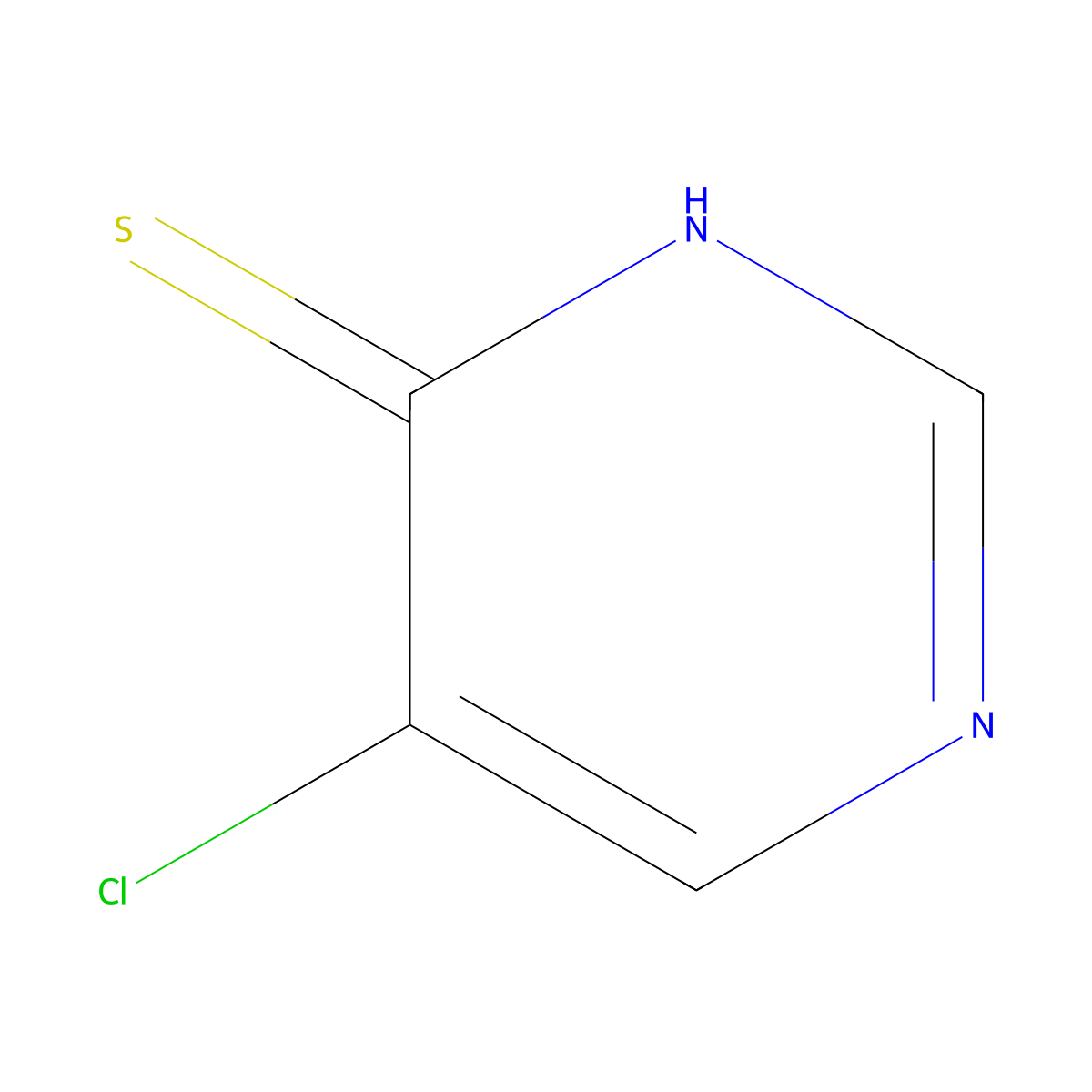 5-Chloro-3,4-dihydropyrimidine-4-thione molecular structure, CAS 811450-24-5