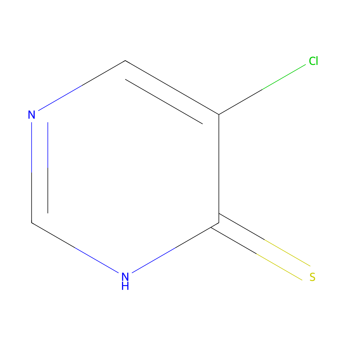 5-Chloro-3,4-dihydropyrimidine-4-thione molecular structure, CAS 811450-24-5