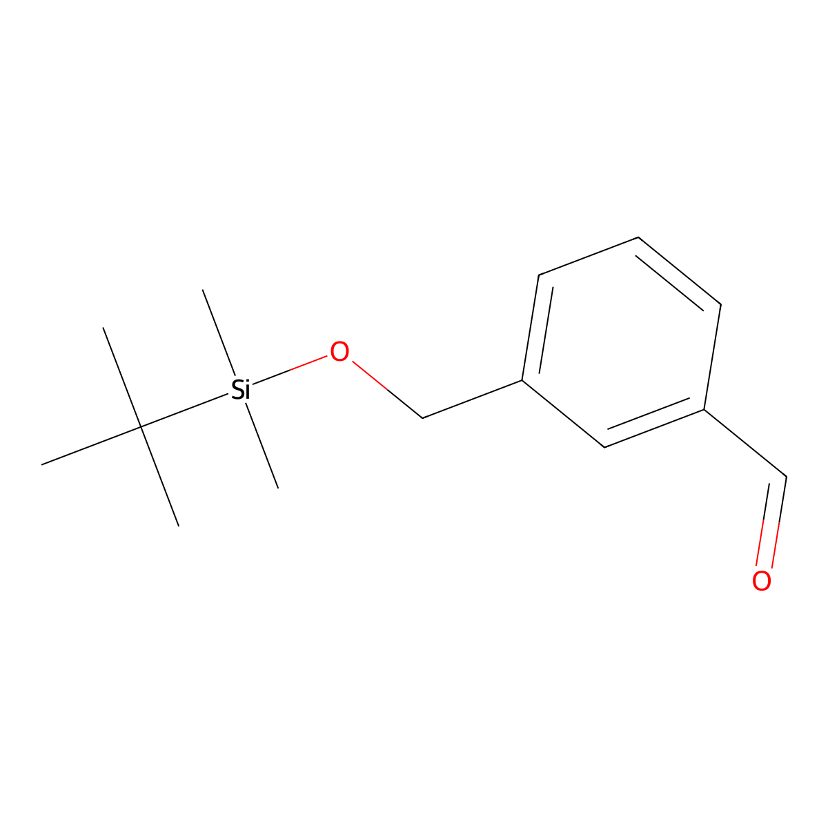 3-[[[(1,1-dimethylethyl)dimethylsilyl]oxy]methyl]Benzaldehyde molecular structure, CAS 81168-11-8