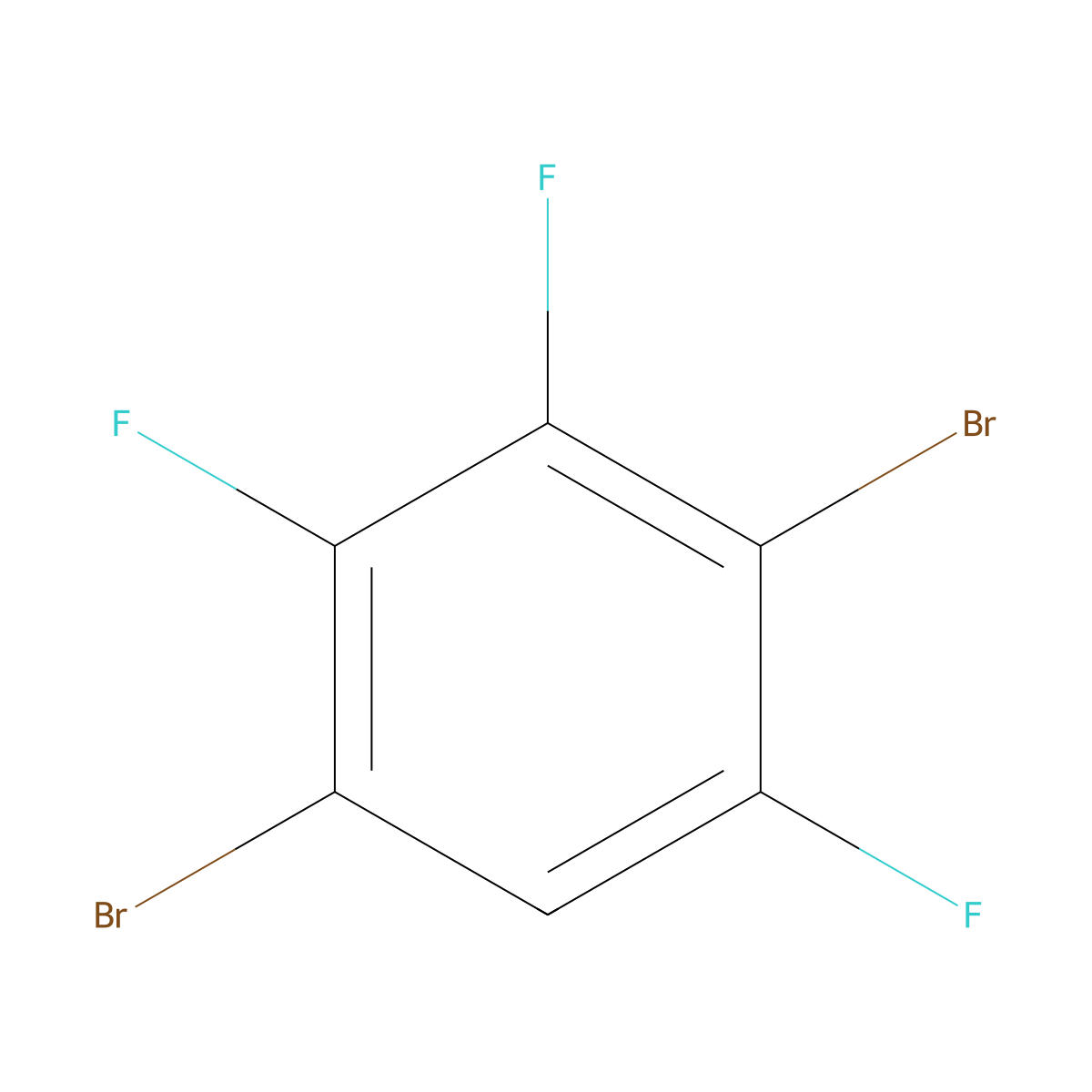 1,4-Dibromo-2,3,5-trifluorobenzene molecular structure, CAS 811718-87-3