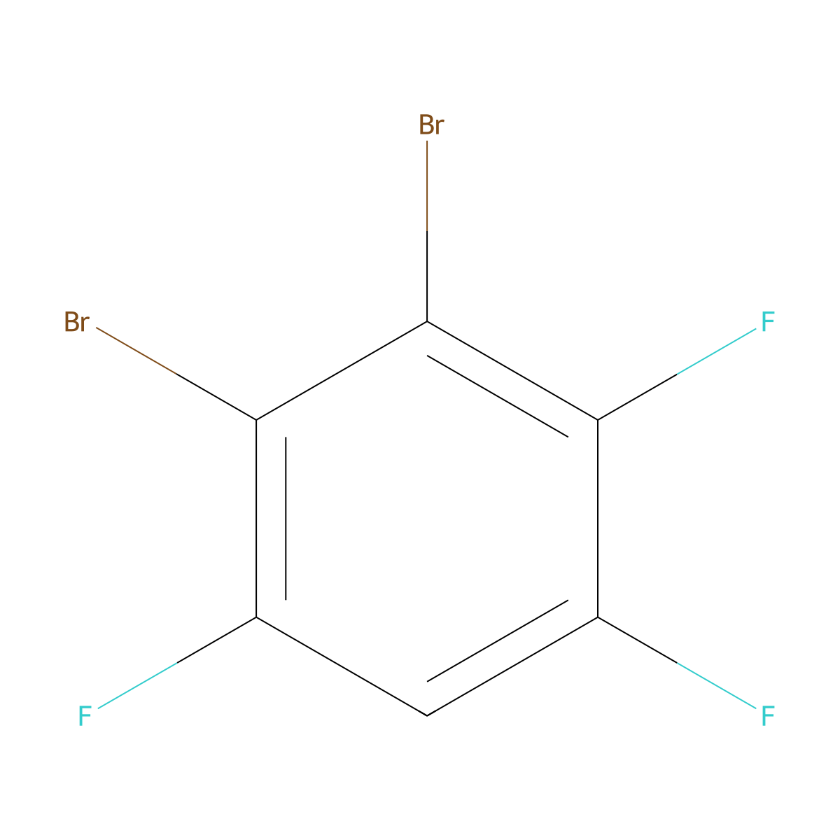 1,2-Dibromo-3,5,6-trifluorobenzene molecular structure, CAS 811718-94-2