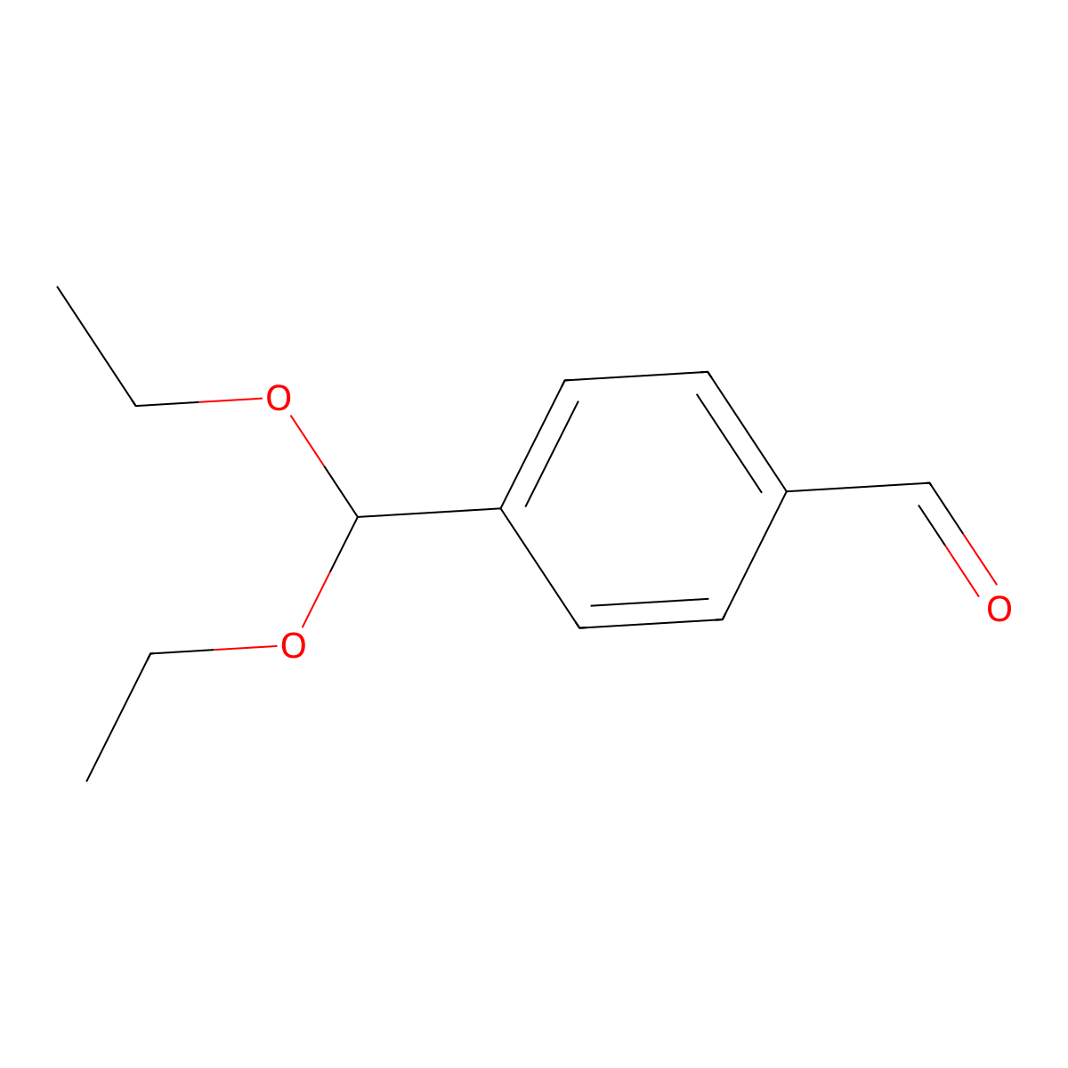 4-(Diethoxymethyl)benzaldehyde molecular structure, CAS 81172-89-6