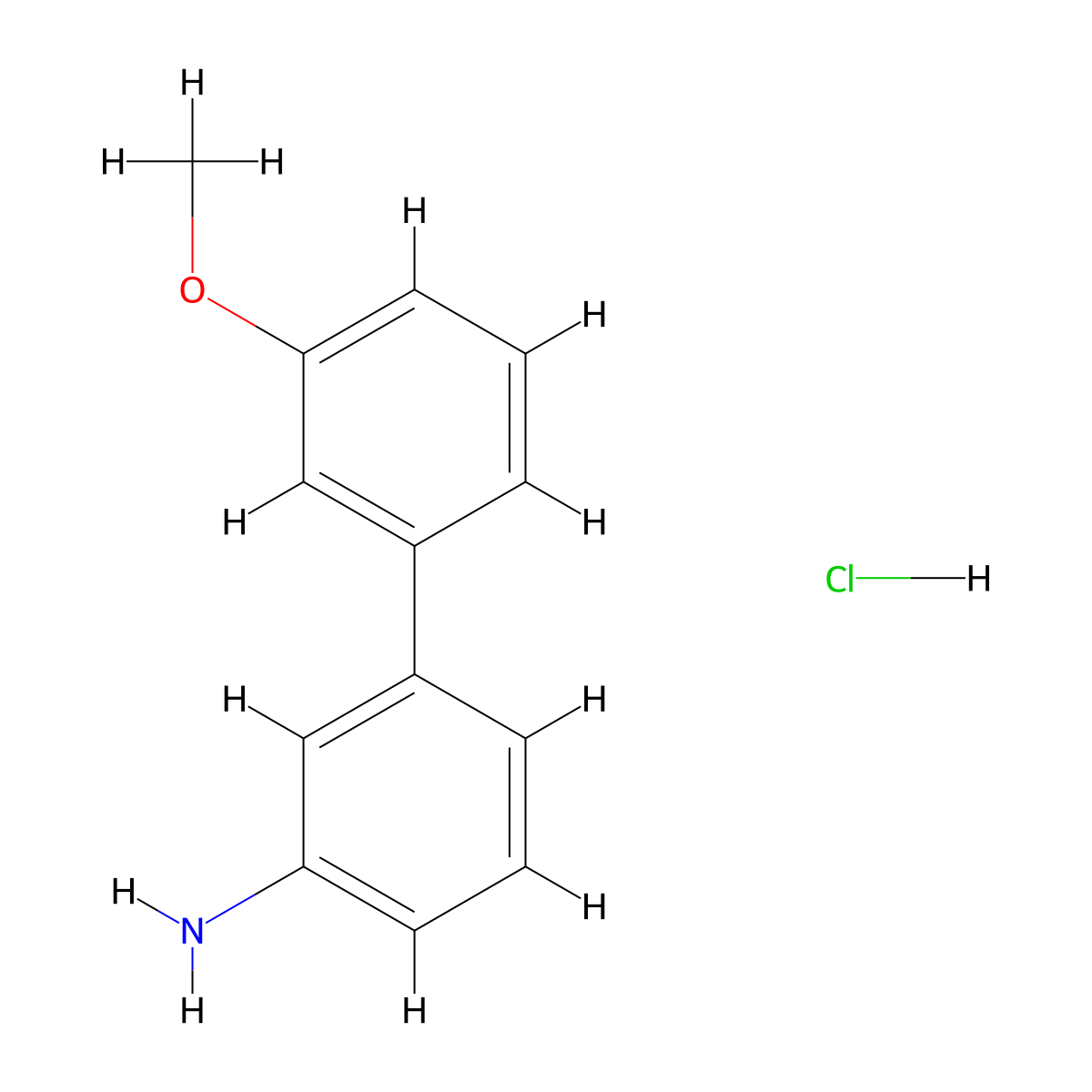 3'-Methoxybiphenyl-3-ylamine hydrochloride molecular structure, CAS 811842-36-1
