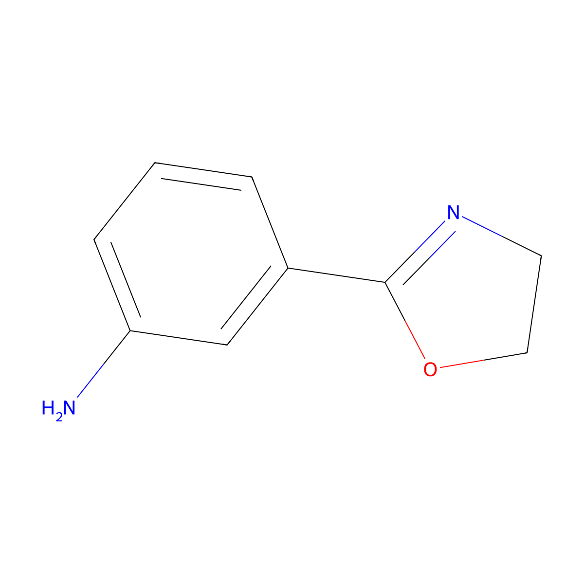 3-(4,5-Dihydrooxazol-2-yl)aniline molecular structure, CAS 81187-71-5