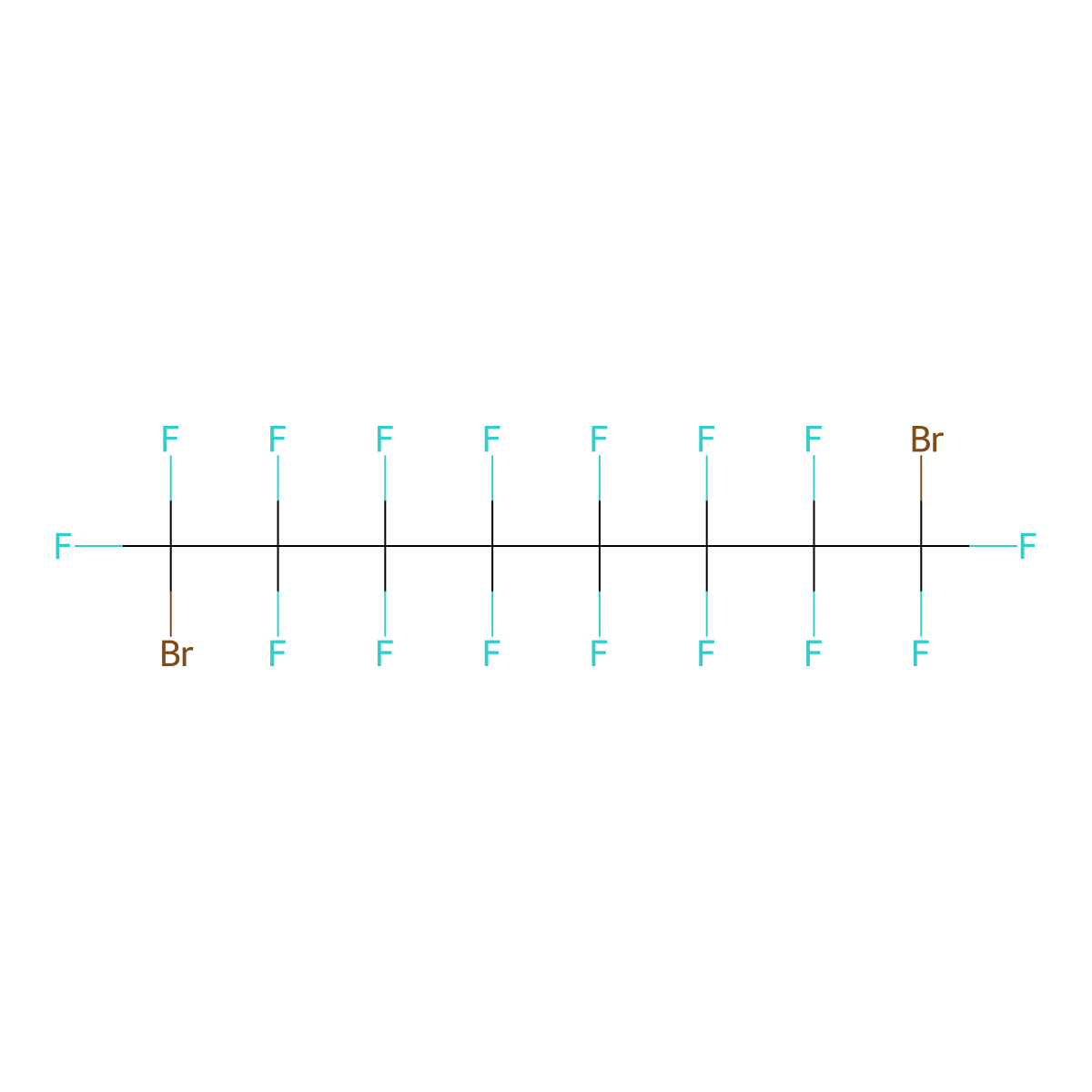 1,8-Dibromoperfluorooctane molecular structure, CAS 812-58-8