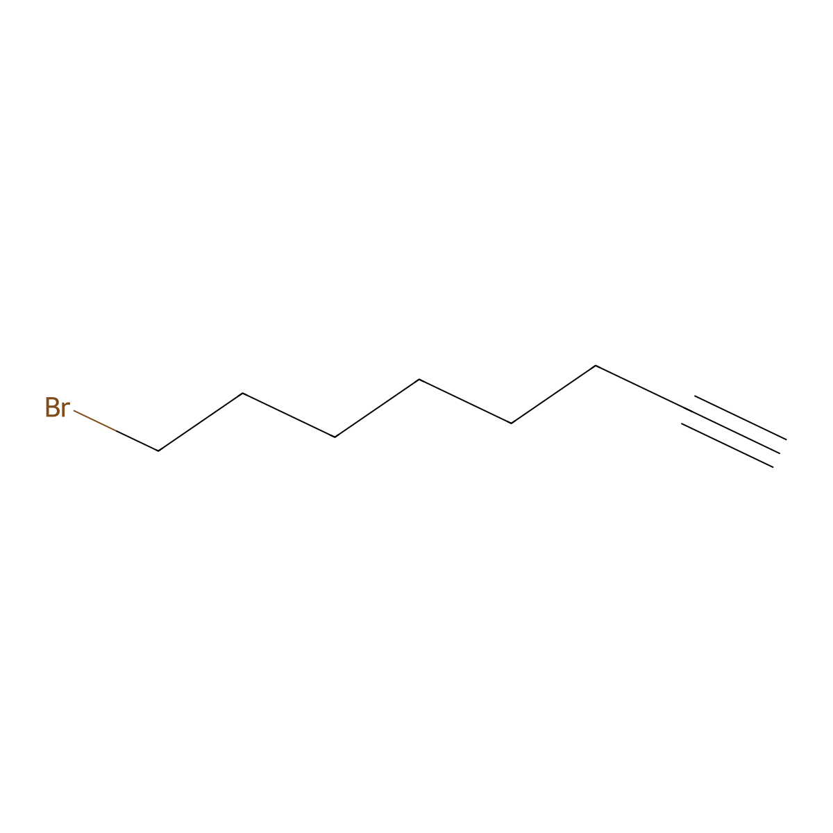 8-Bromooct-1-yne molecular structure, CAS 81216-13-9