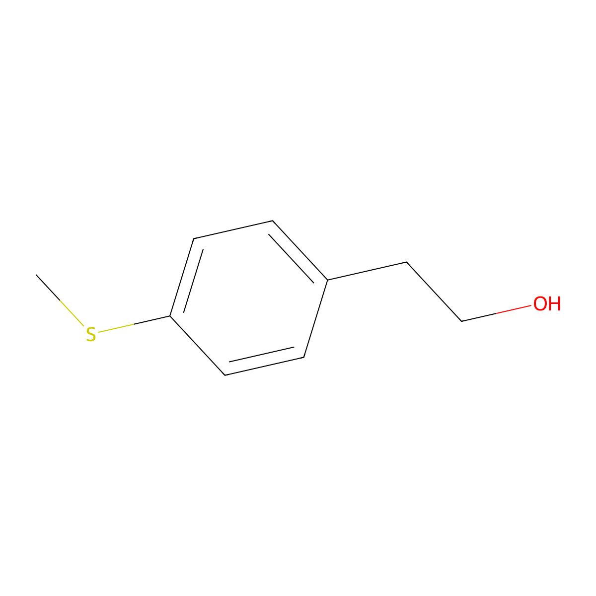 2-(4-Methylsulfanylphenyl)ethanol molecular structure, CAS 81227-89-6