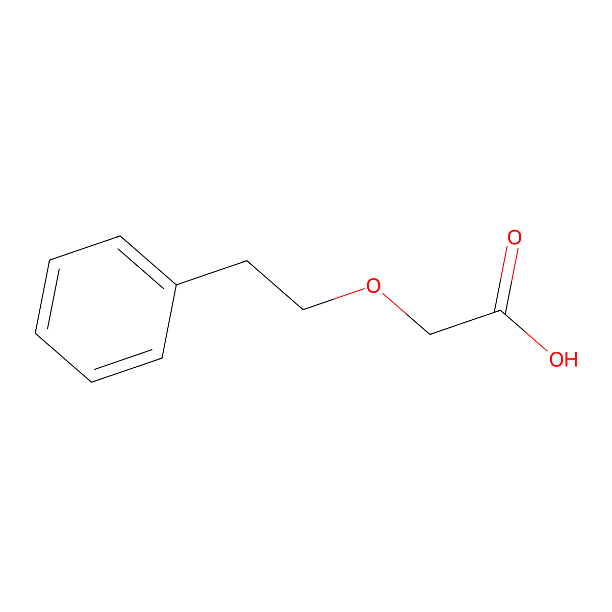2-(2-Phenylethoxy)acetic acid molecular structure, CAS 81228-03-7