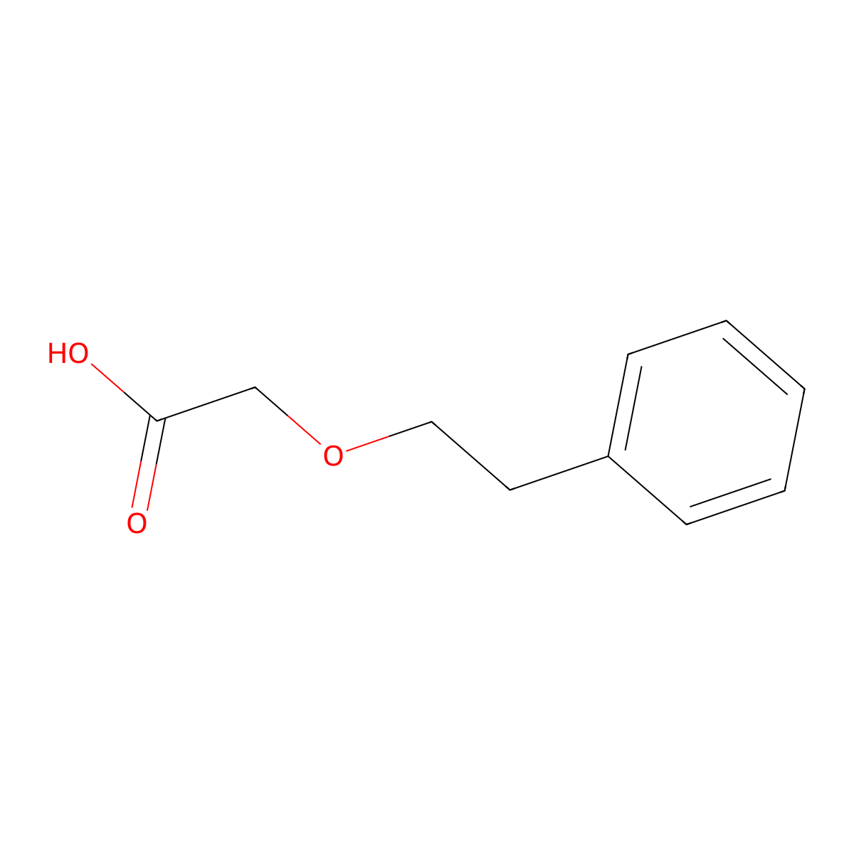 2-(2-Phenylethoxy)acetic acid molecular structure, CAS 81228-03-7
