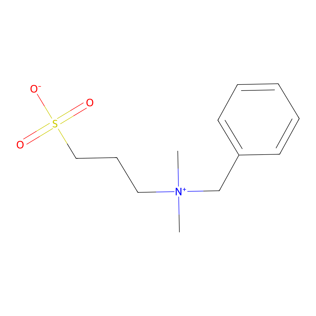 3-[Benzyl(dimethyl)ammonio]propane-1-sulfonate molecular structure, CAS 81239-45-4