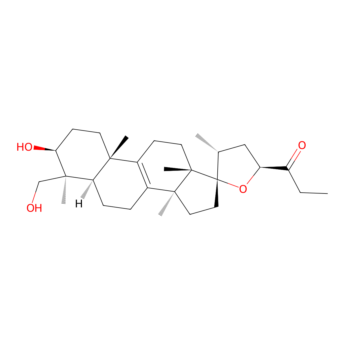 15-Deoxoeucosterol molecular structure, CAS 81241-53-4