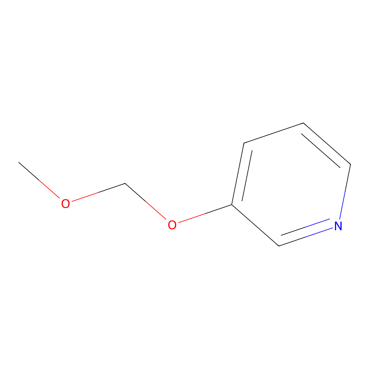 3-(Methoxymethoxy)pyridine molecular structure, CAS 81245-25-2