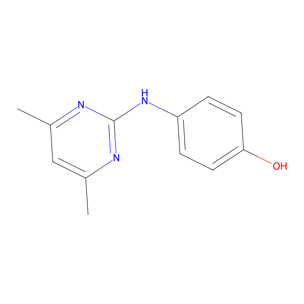 Pyrimethanil, 4'-hydroxy molecular structure, CAS 81261-84-9