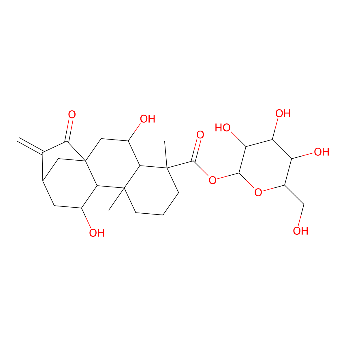 ent-6,11-Dihydroxy-15-oxo-16-kauren molecular structure, CAS 81263-97-0