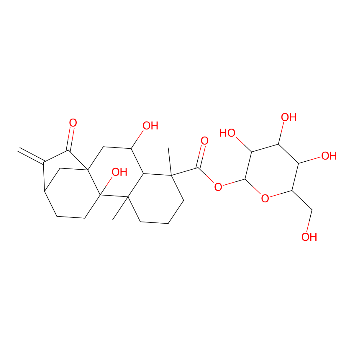 ent-6,9-Dihydroxy-15-oxo-16-kauren molecular structure, CAS 81263-98-1
