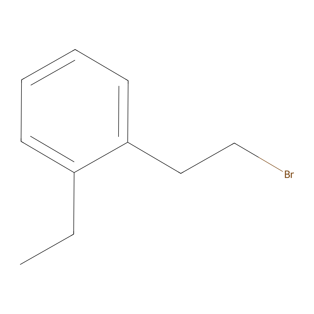 1-(2-Bromoethyl)-2-ethylbenzene molecular structure, CAS 812631-87-1