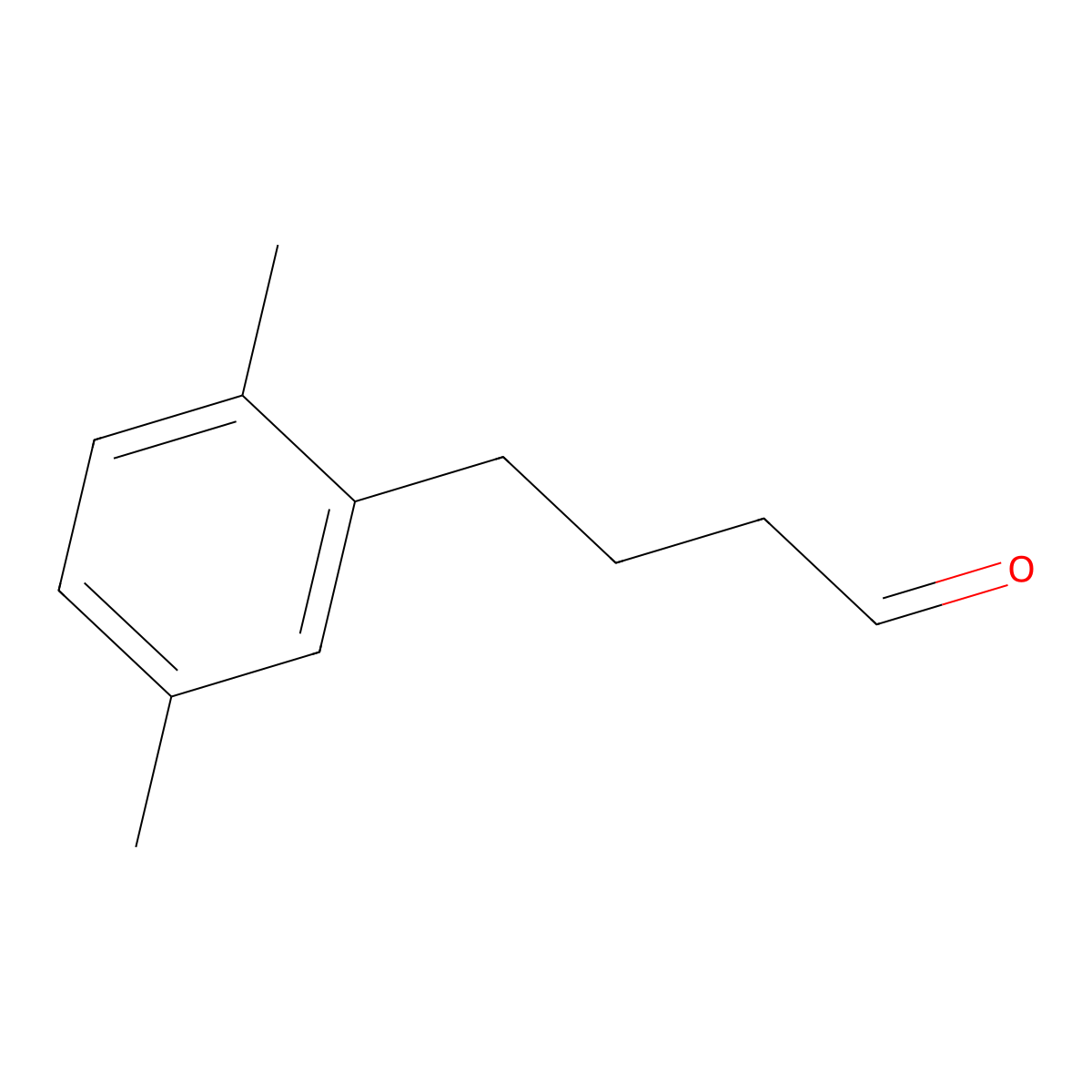 4-(2,5-Dimethylphenyl)butanal molecular structure, CAS 812654-00-5