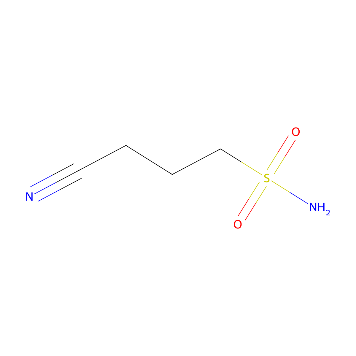 3-Cyanopropane-1-sulfonamide molecular structure, CAS 812691-80-8
