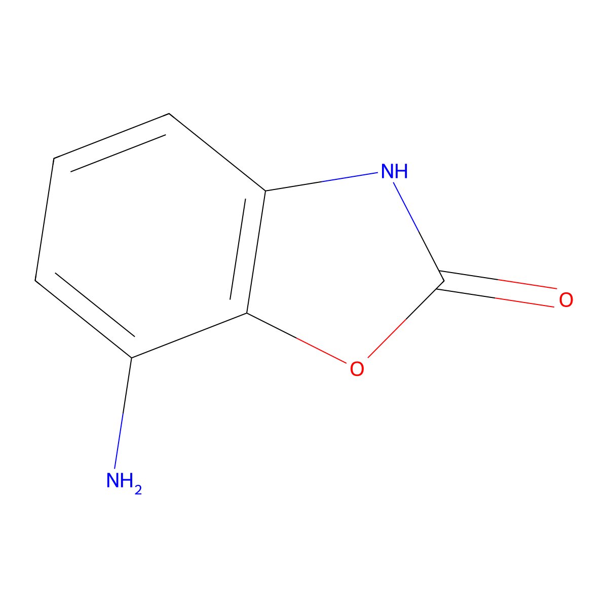 7-Amino-2(3H)-benzoxazolone molecular structure, CAS 81282-60-2