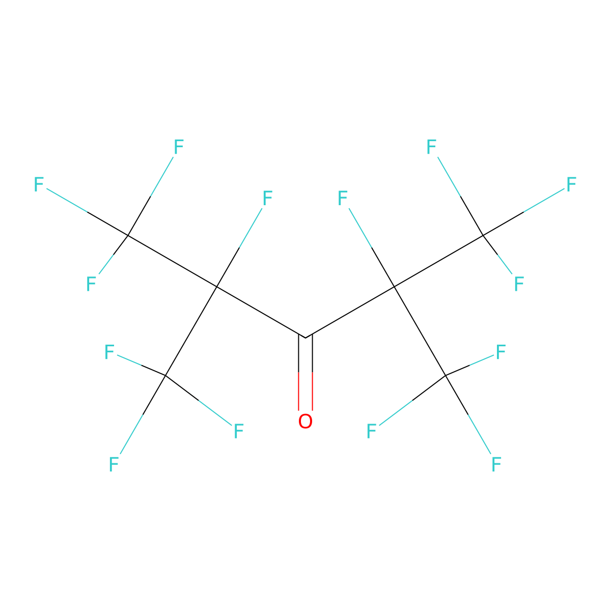 Bis(perfluorisopropyl) ketone molecular structure, CAS 813-44-5