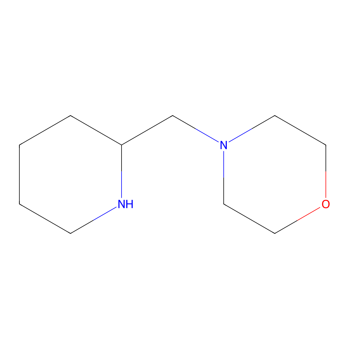 4-((Piperidin-2-yl)methyl)morpholine molecular structure, CAS 81310-58-9