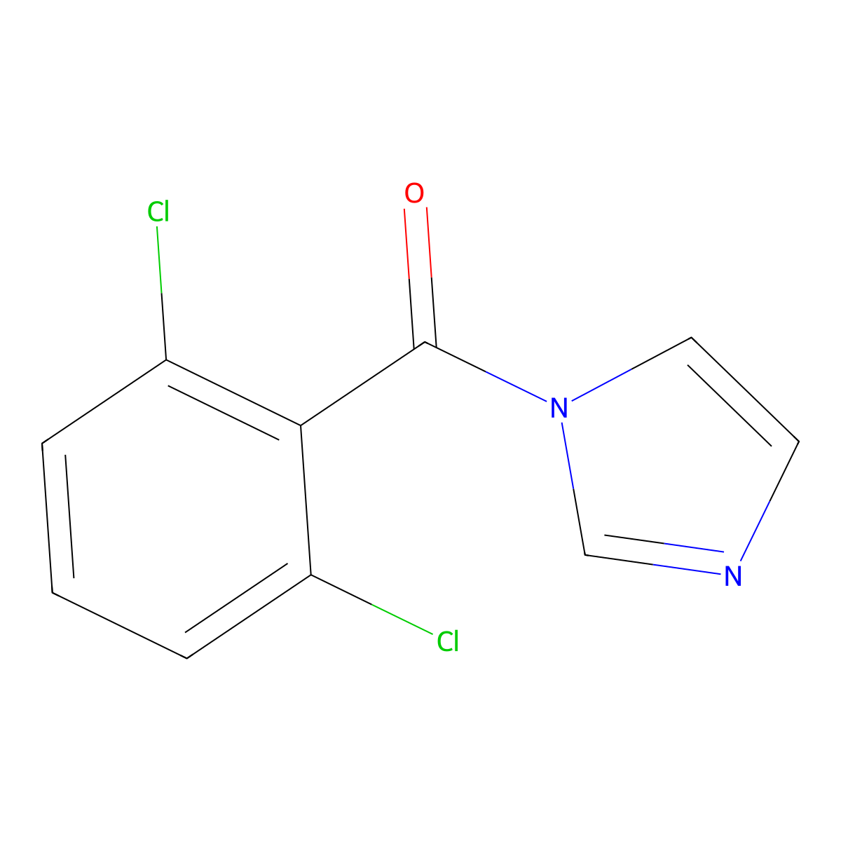 (2,6-Dichlorophenyl)-1H-imidazol-1-ylmethanone molecular structure, CAS 81325-15-7