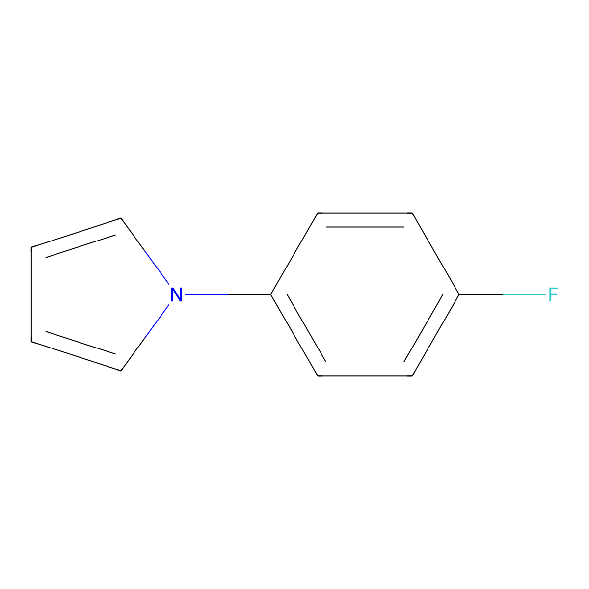 N-(4-fluorophenyl)pyrrole molecular structure, CAS 81329-31-9