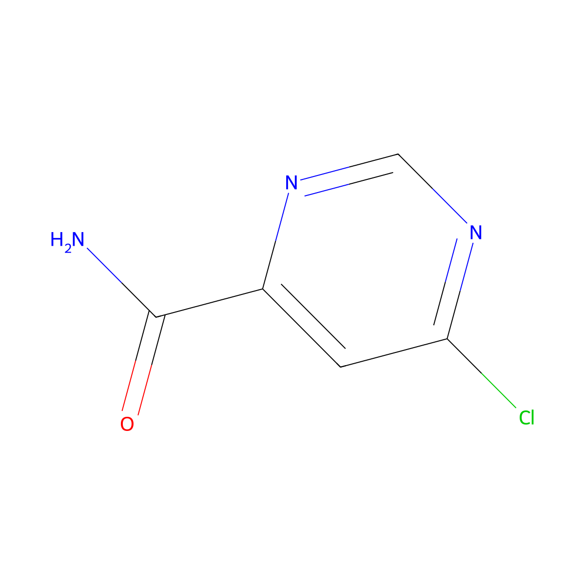6-Chloropyrimidine-4-carboxamide molecular structure, CAS 81333-06-4
