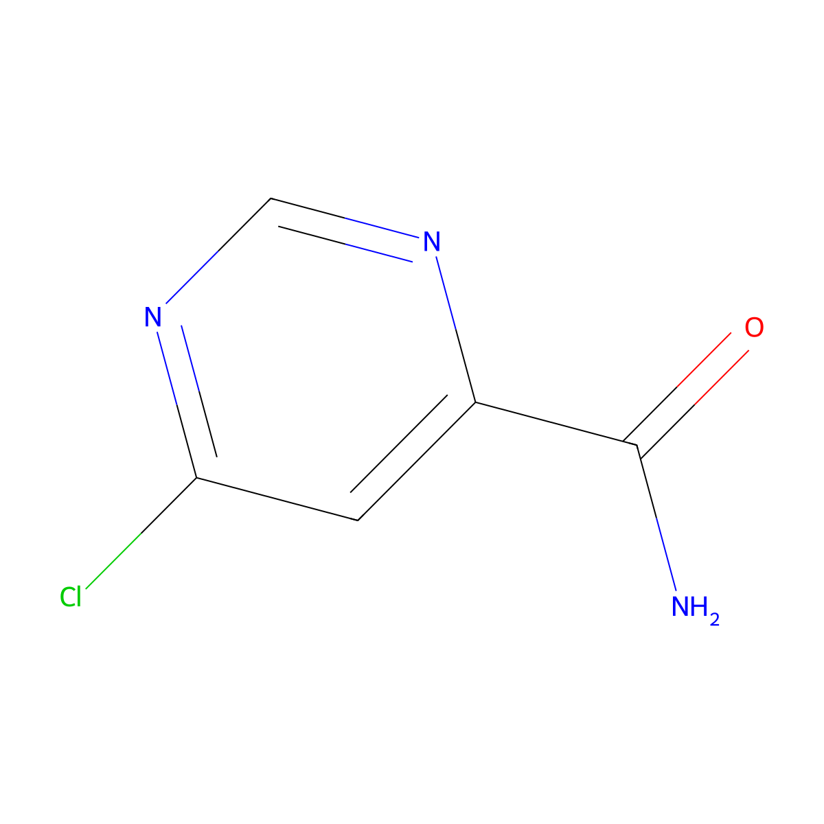 6-Chloropyrimidine-4-carboxamide molecular structure, CAS 81333-06-4