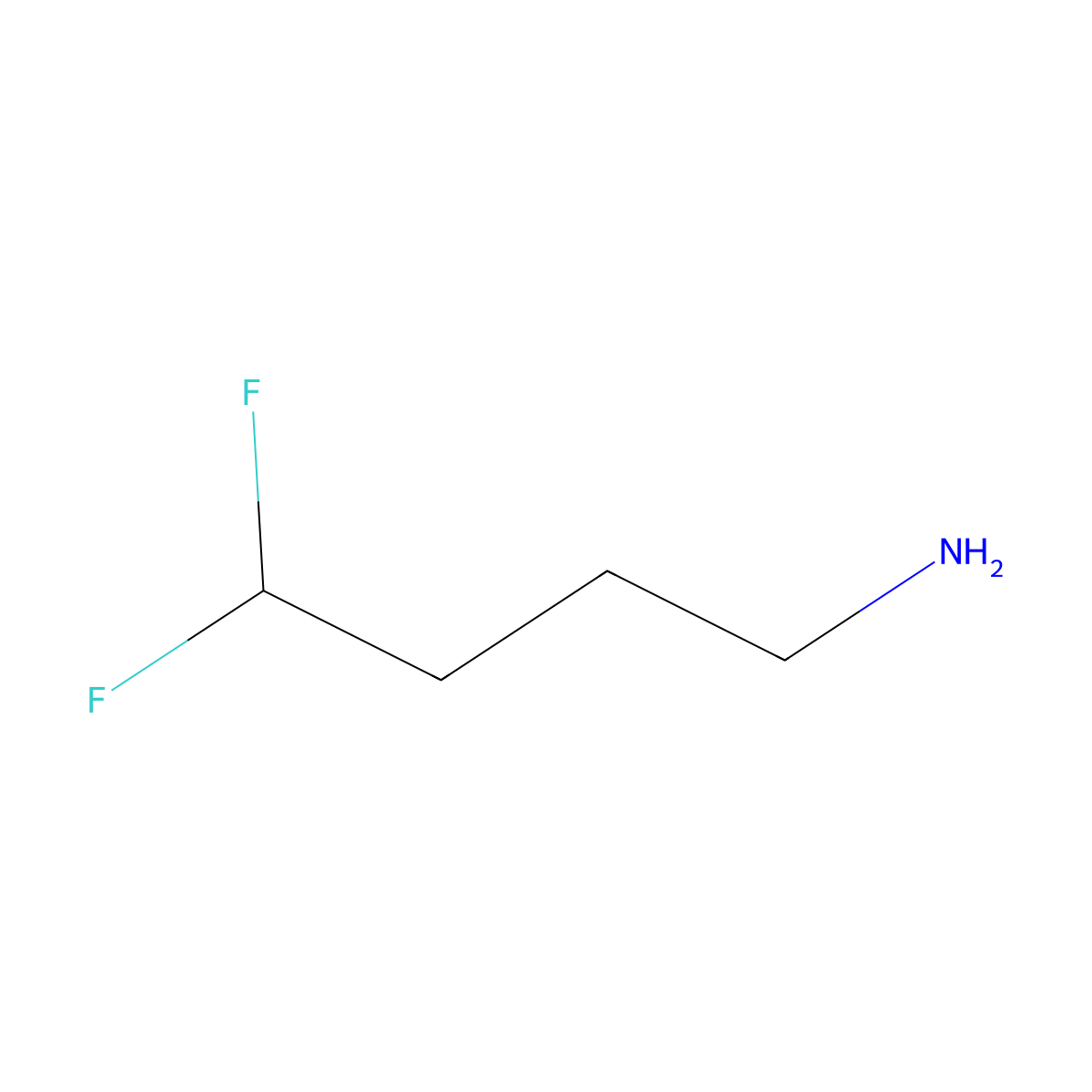 4,4-Difluorobutan-1-amine molecular structure, CAS 813412-40-7