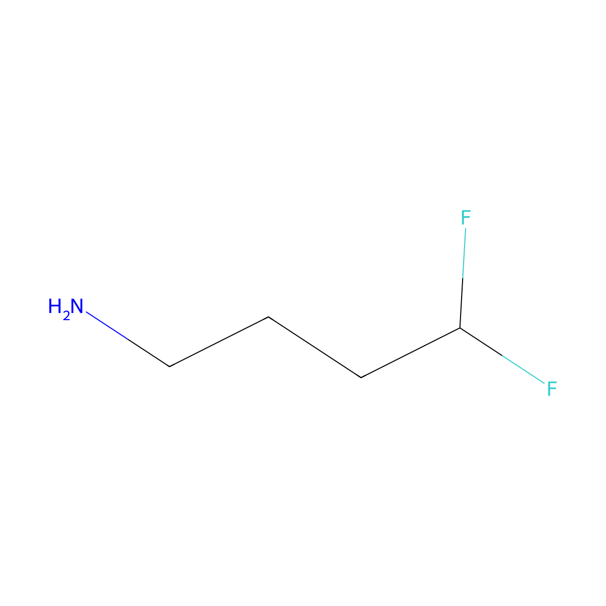 4,4-Difluorobutan-1-amine molecular structure, CAS 813412-40-7
