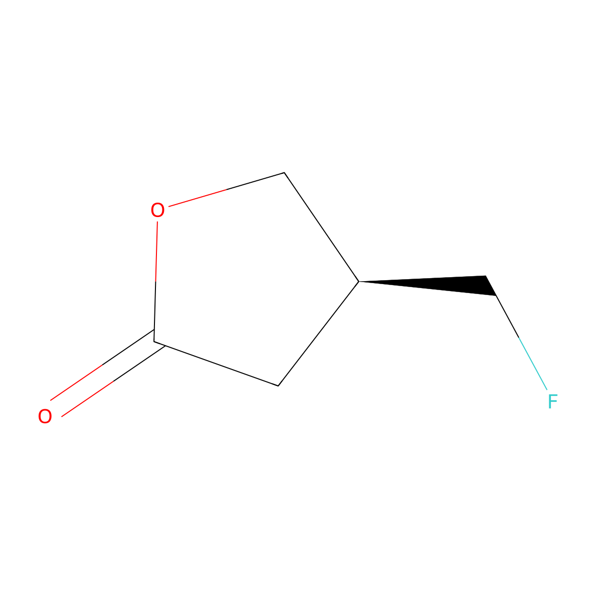 (S)-4-fluoromethyl-dihydro-furan-2-one molecular structure, CAS 813452-00-5