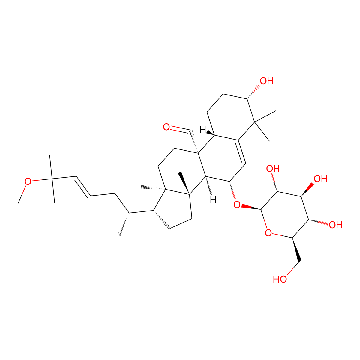 Momordicoside K molecular structure, CAS 81348-84-7