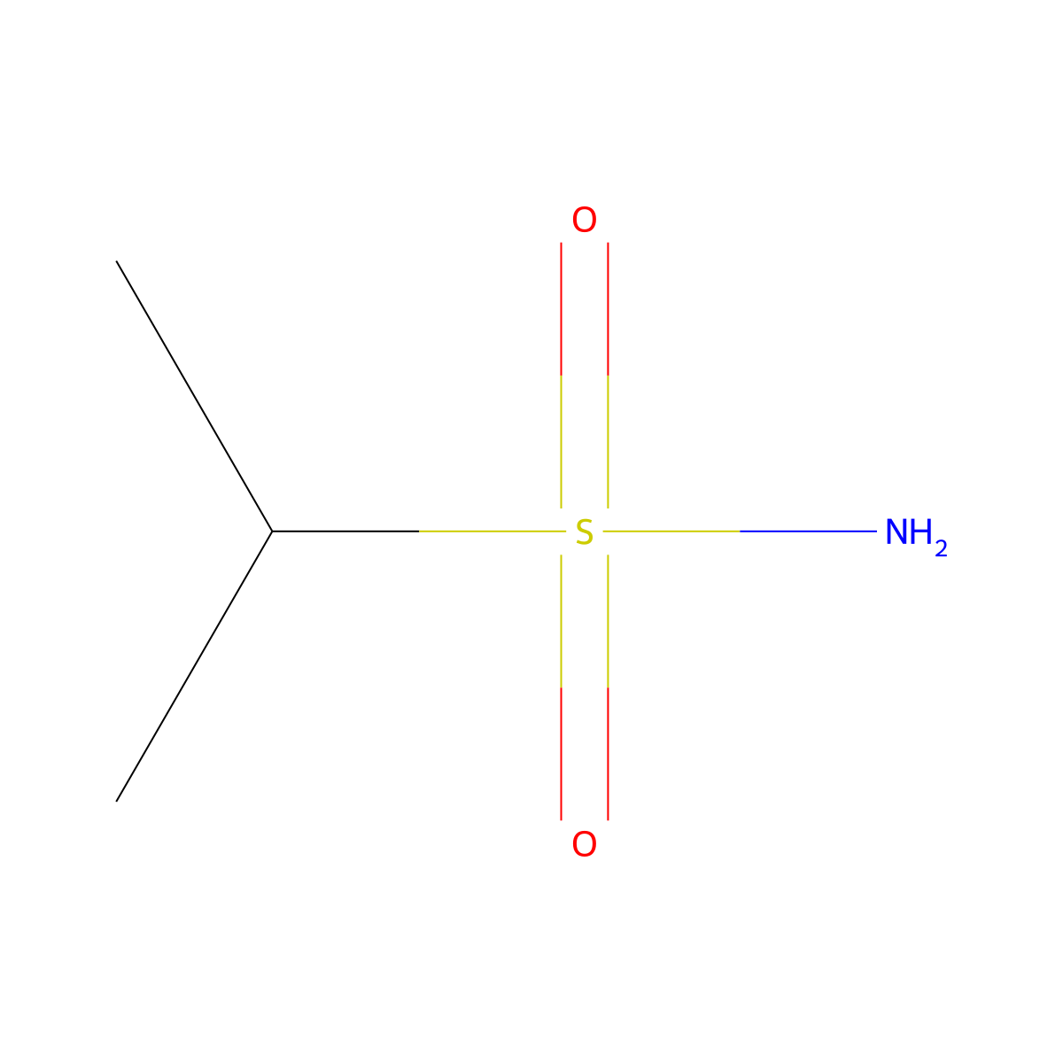 Propane-2-sulfonamide molecular structure, CAS 81363-76-0