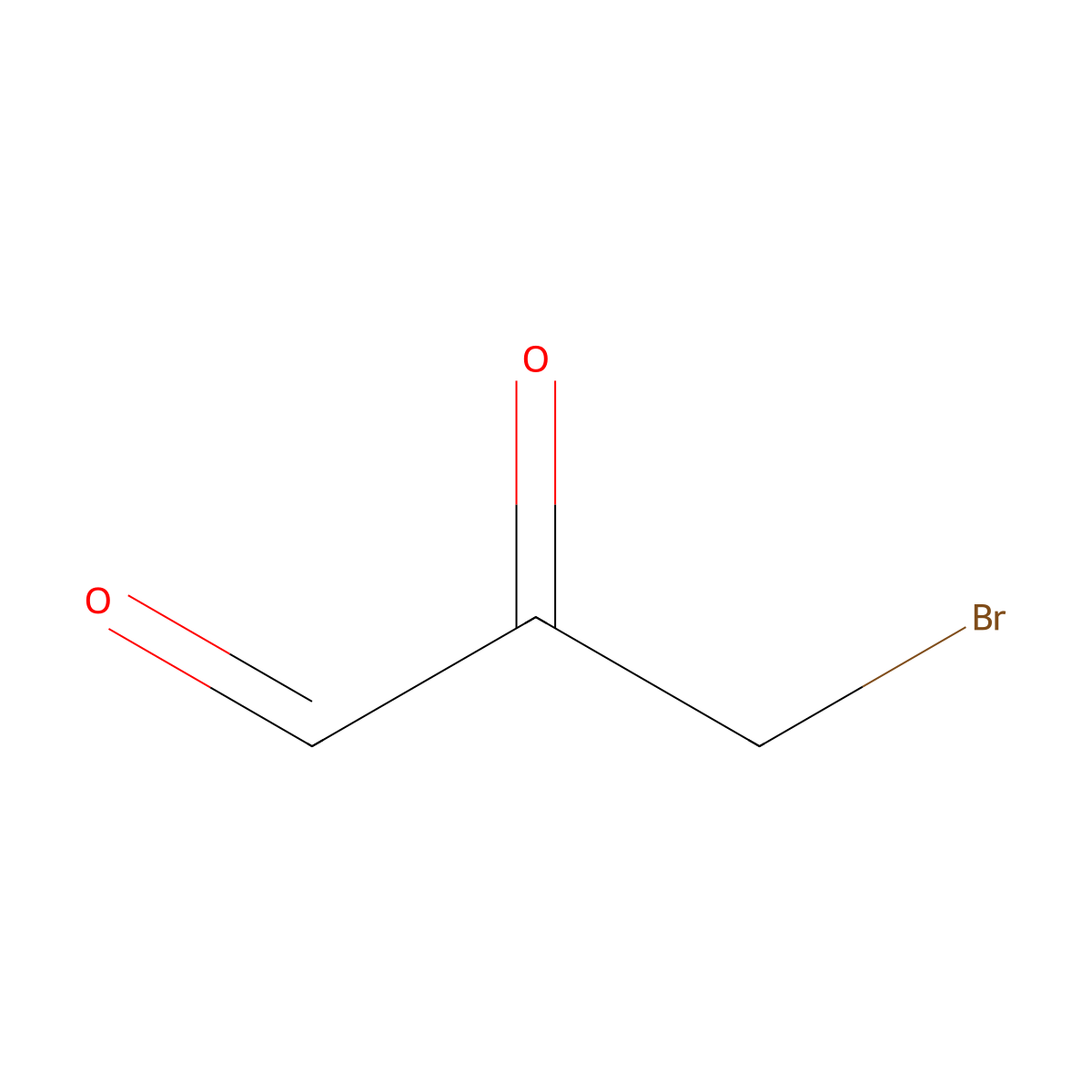 3-Bromo-2-oxopropionaldehyde molecular structure, CAS 81371-84-8
