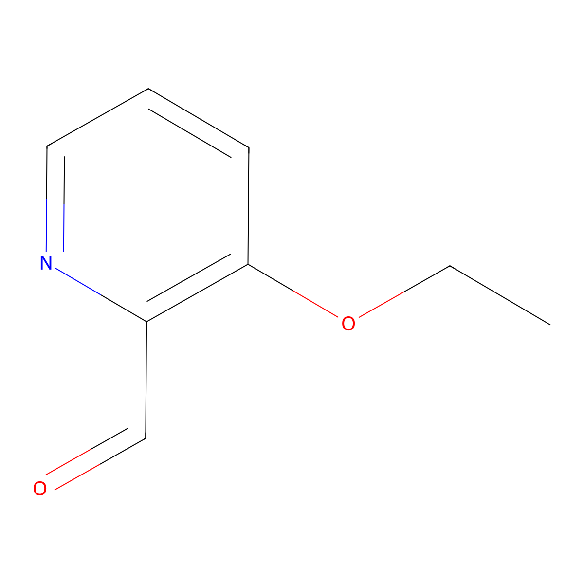 3-Ethoxypicolinaldehyde molecular structure, CAS 81376-84-3