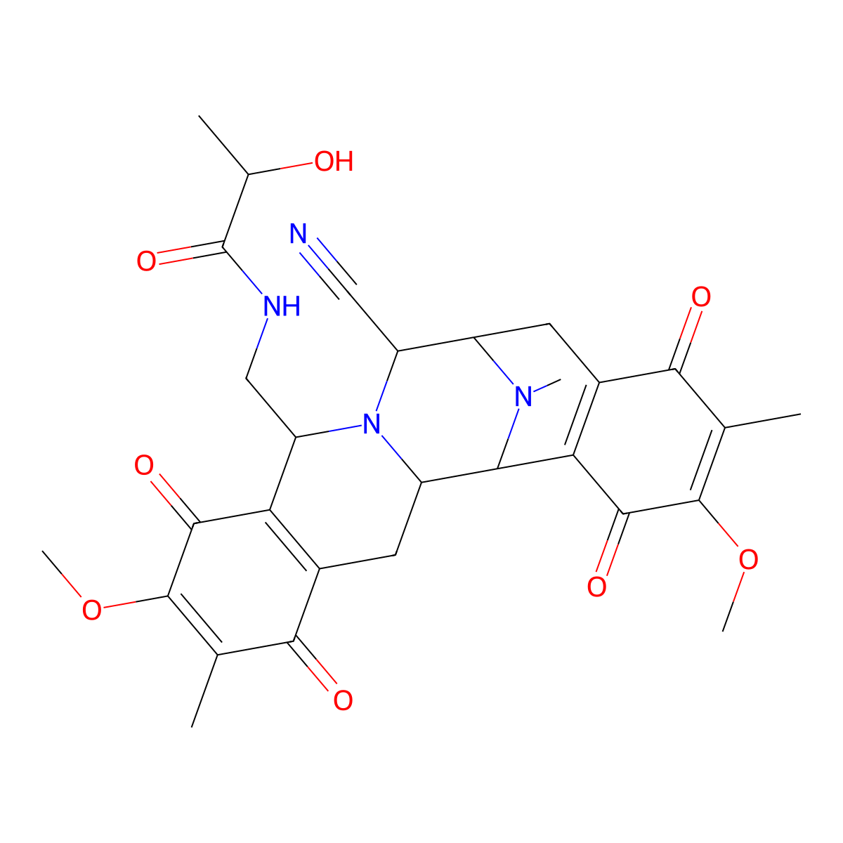 25-Dihydrosaframycin A molecular structure, CAS 81382-09-4