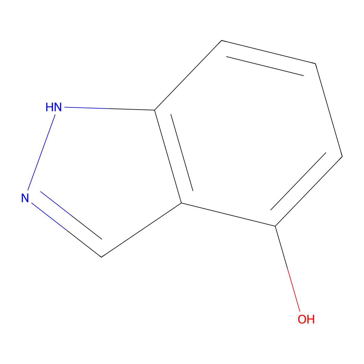 1H-indazol-4-ol molecular structure, CAS 81382-45-8