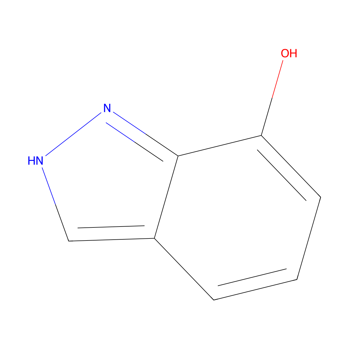 1H-Indazol-7-ol molecular structure, CAS 81382-46-9