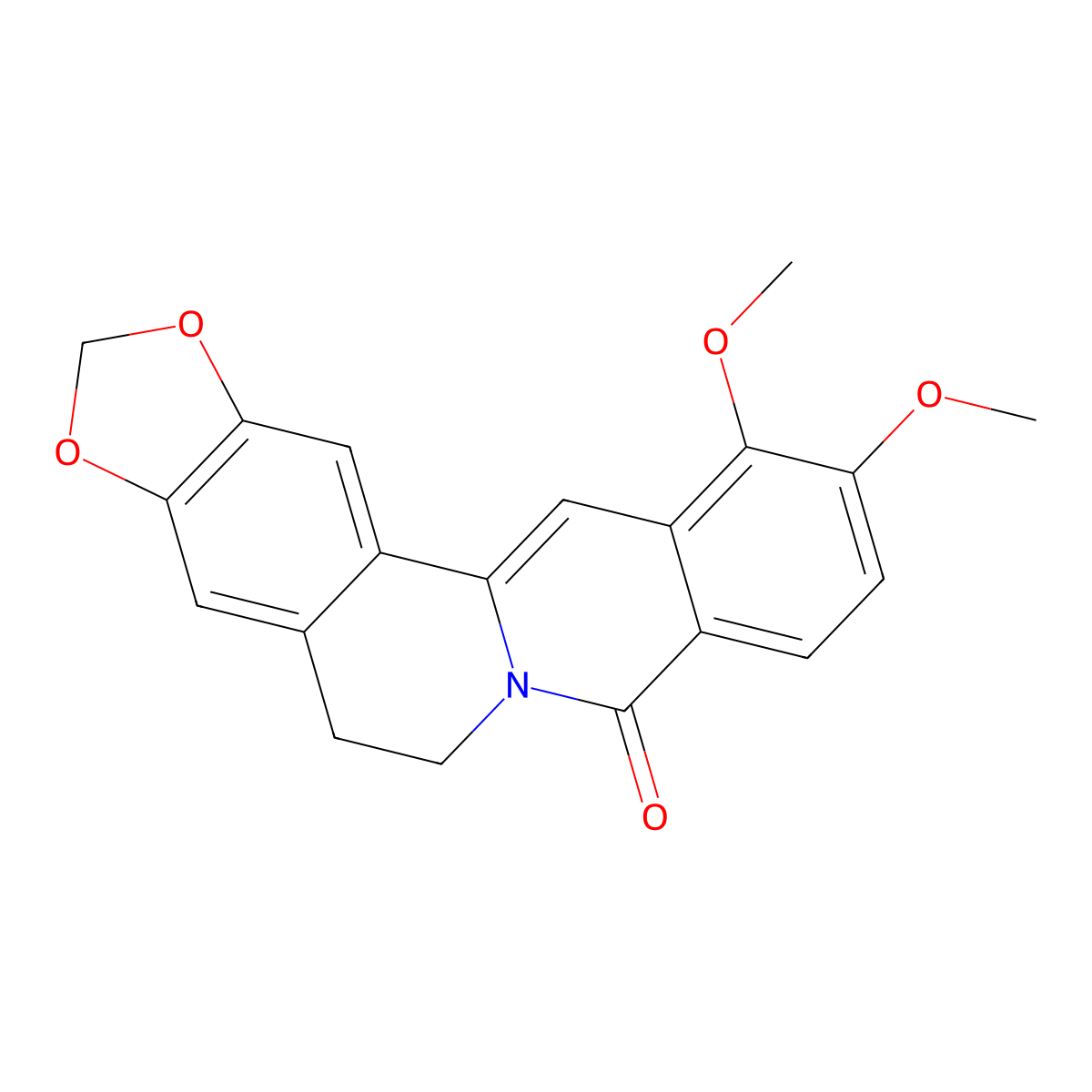 8-Keto-berberine molecular structure, CAS 81397-08-2