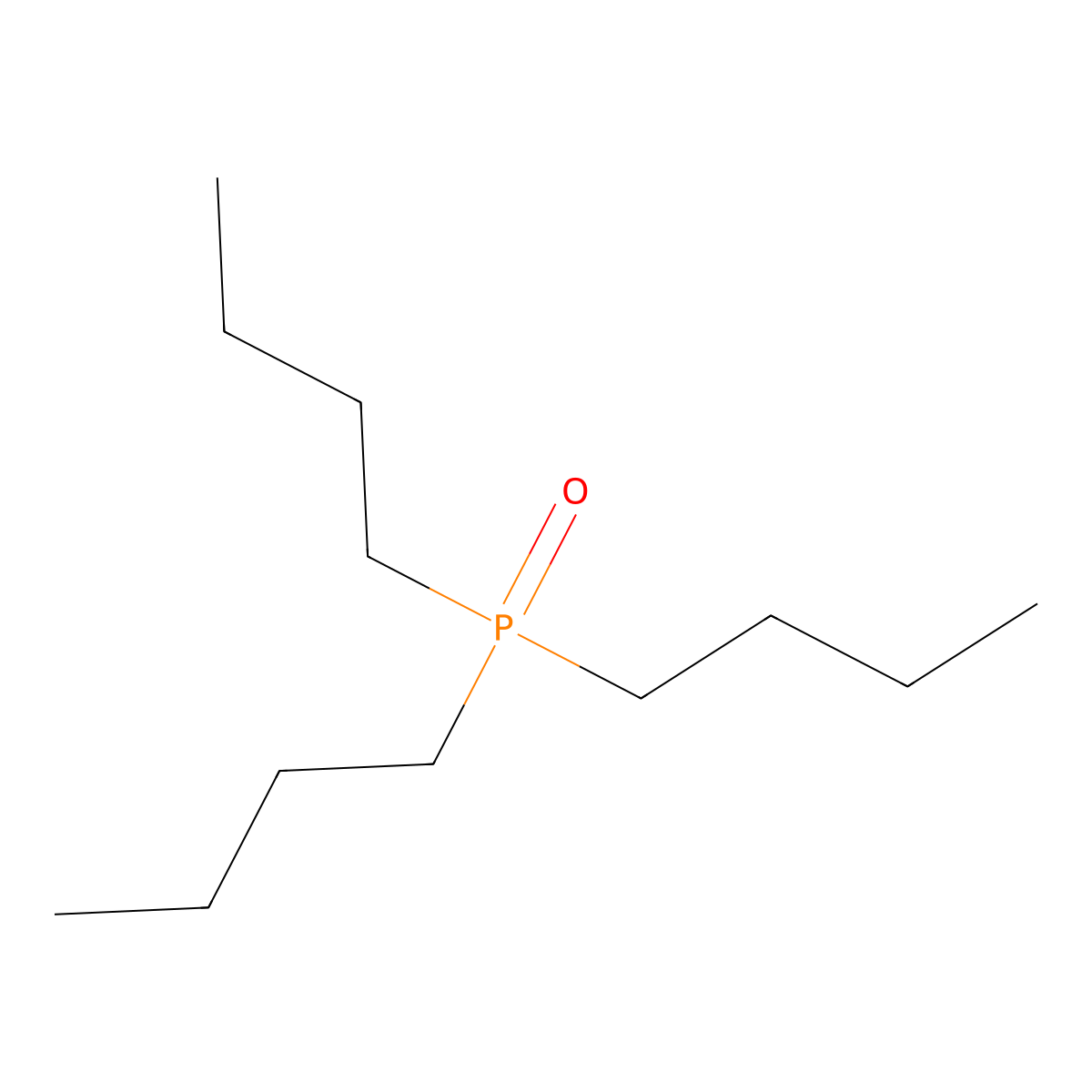 Tributylphosphine oxide molecular structure, CAS 814-29-9
