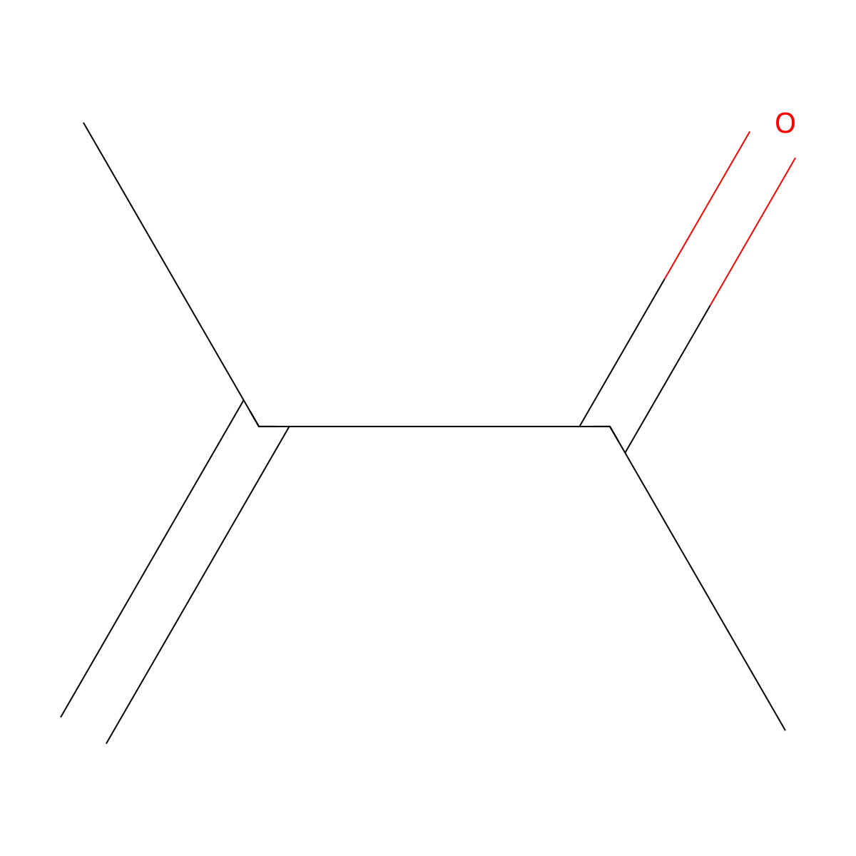 Methyl isopropenyl ketone molecular structure, CAS 814-78-8