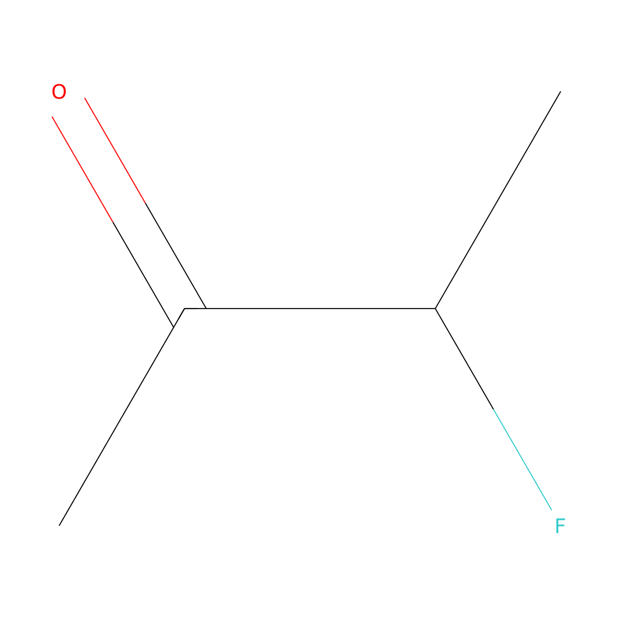 3-Fluoro-2-butanone molecular structure, CAS 814-79-9