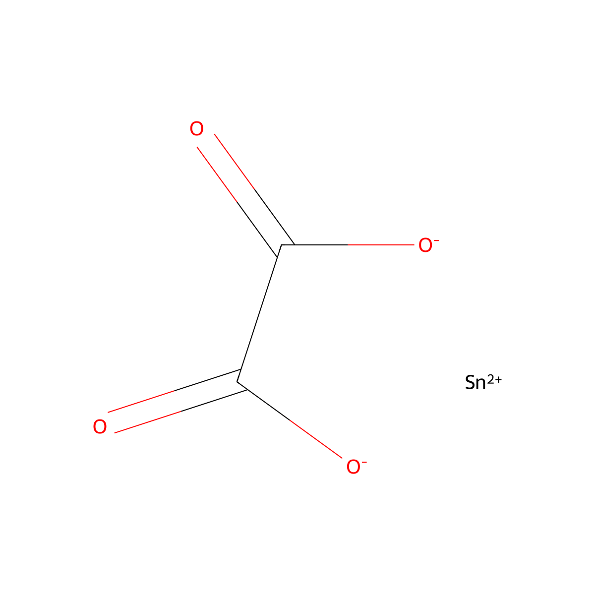 Stannous oxalate molecular structure, CAS 814-94-8