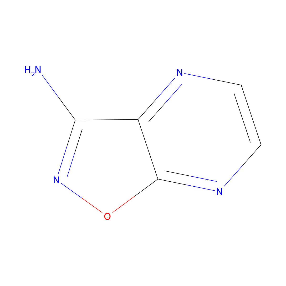 [1,2]Oxazolo[4,5-b]pyrazin-3-amine molecular structure, CAS 81411-79-2